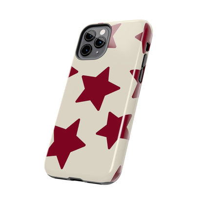 Stellar Red Pattern Phone Case