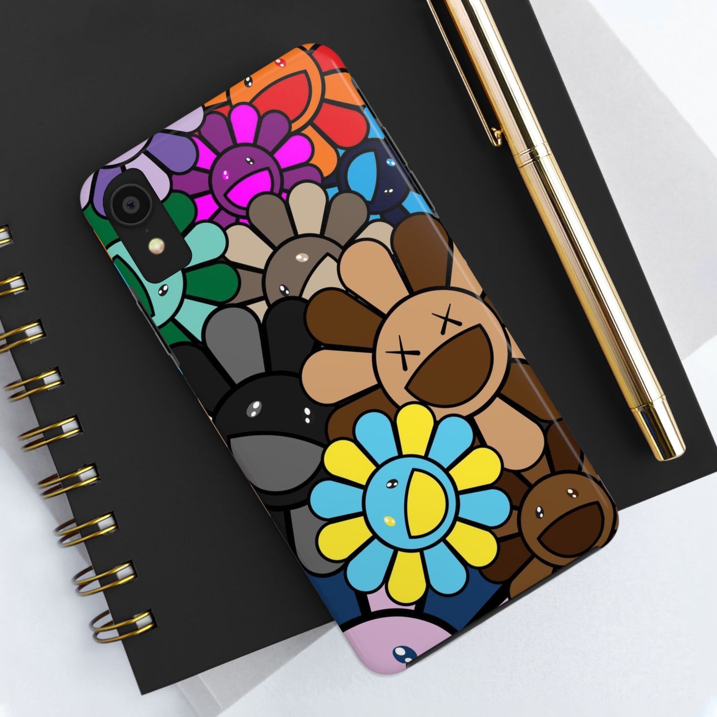 Rainbow Smiles Bloom Pattern Phone Case