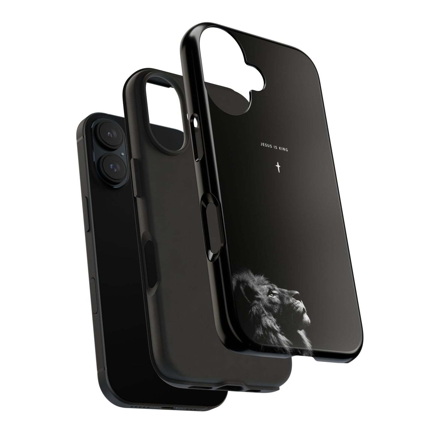 Jesus is King Lion Phone Case