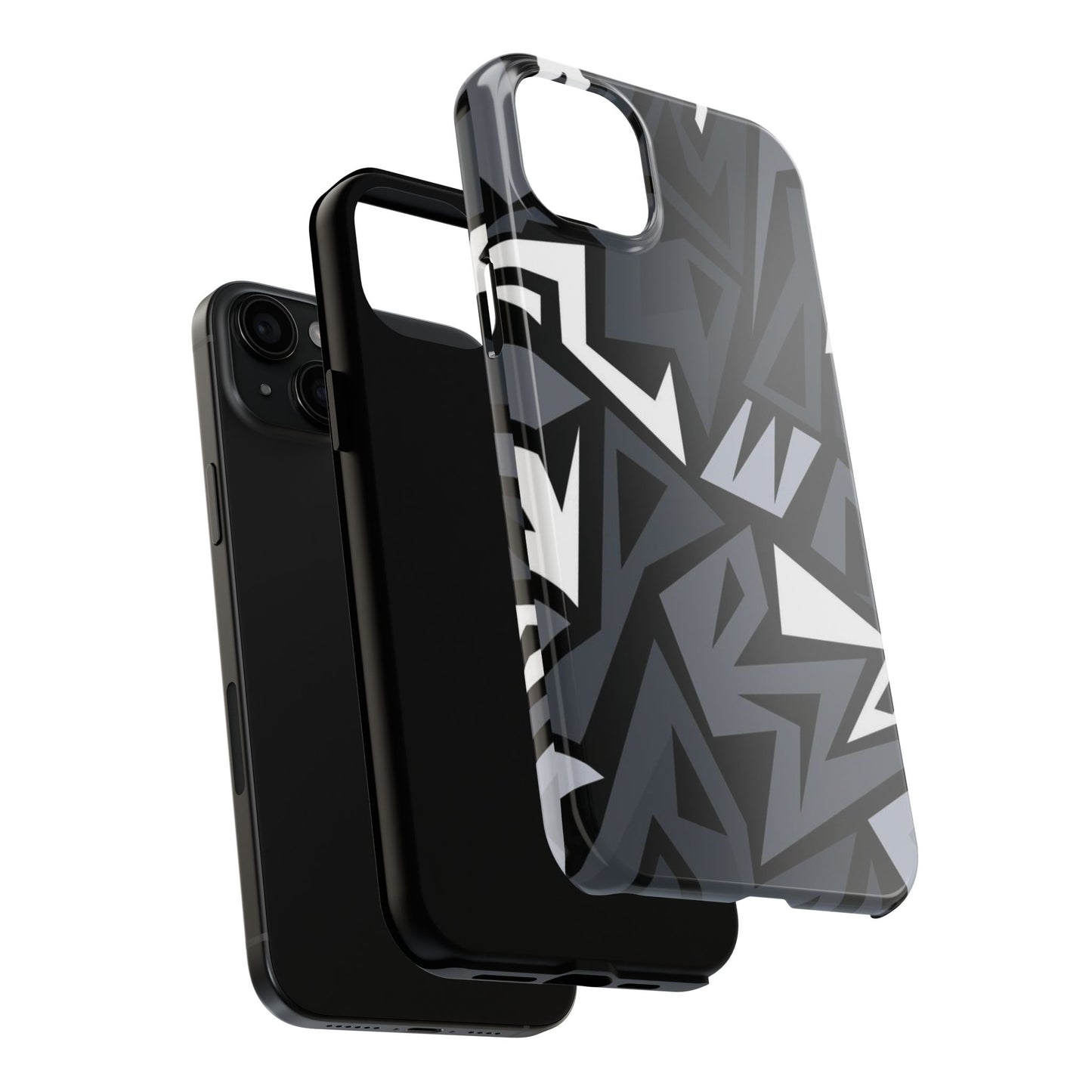 Abstract Black Pattern Phone Case