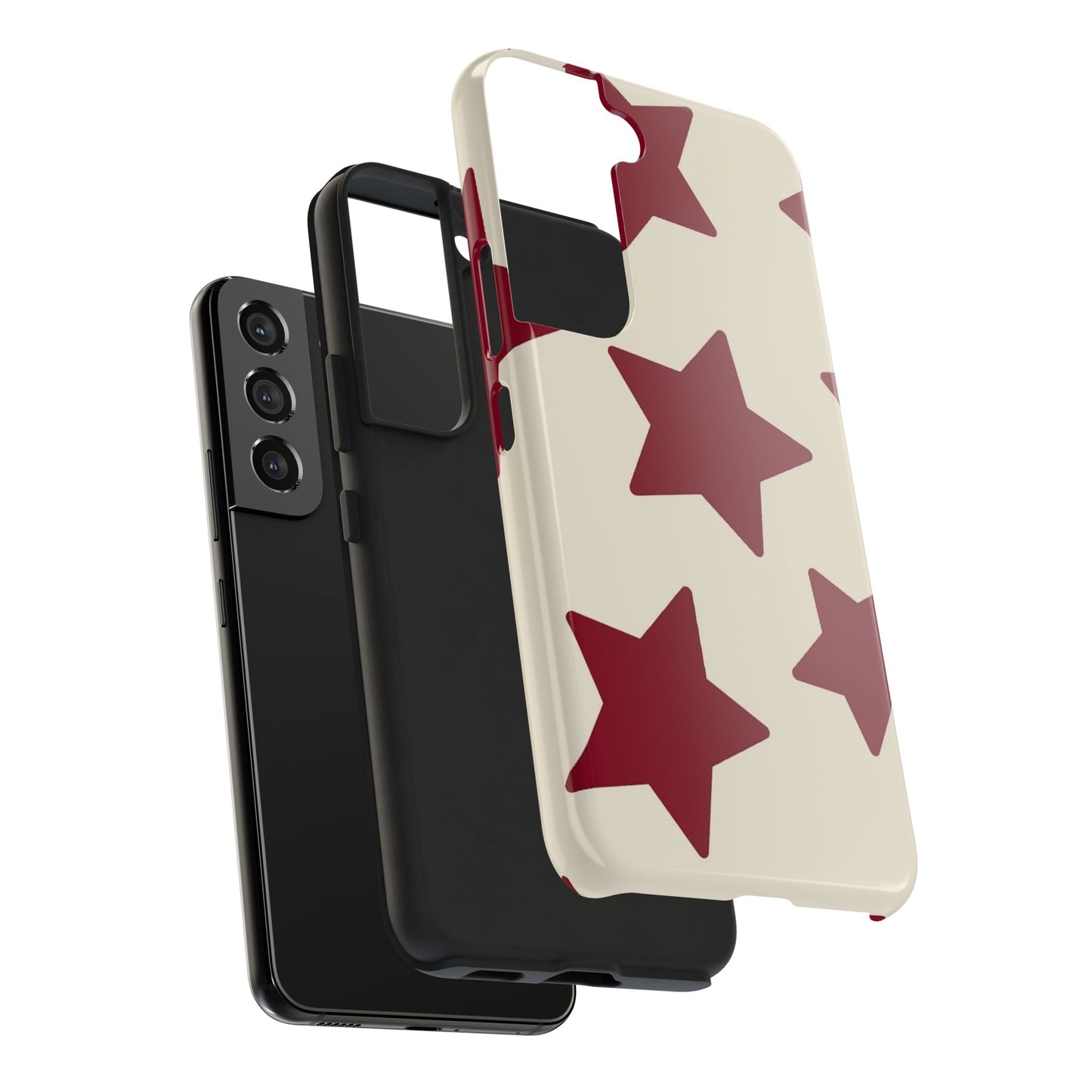 Stellar Red Pattern Phone Case