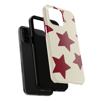 Stellar Red Pattern Phone Case