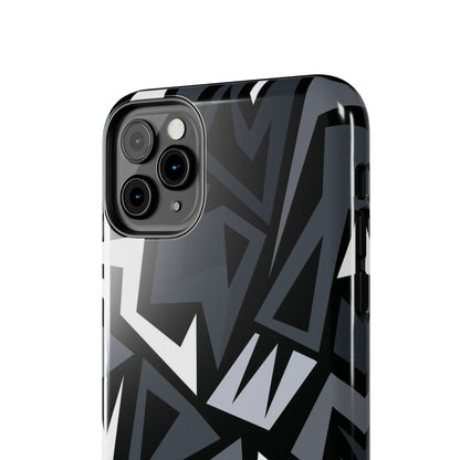 Abstract Black Pattern Phone Case
