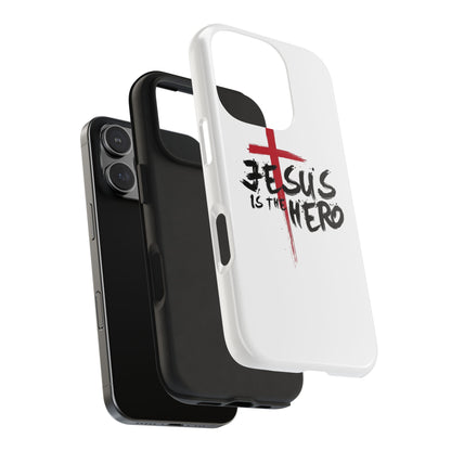 Jesus Is The Hero Phone Case