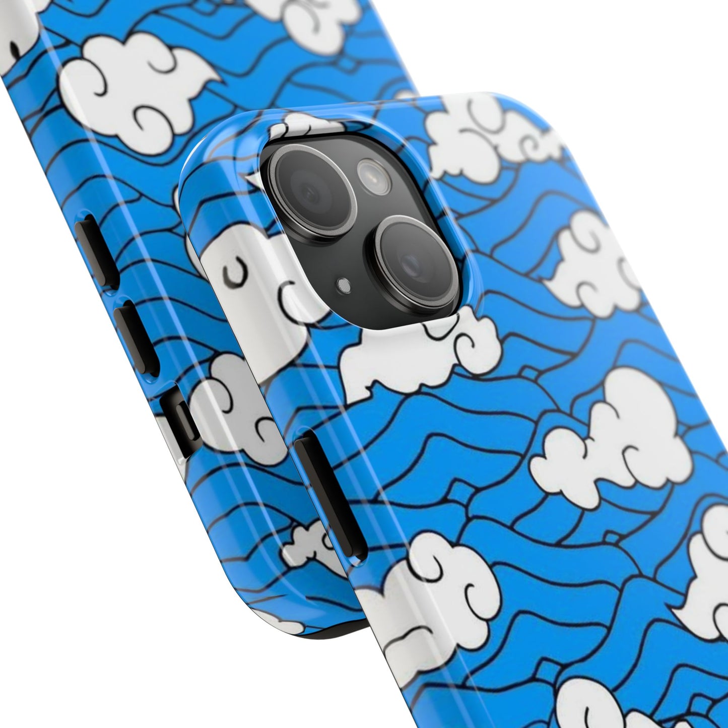 Cartoon Clouds Pattern Phone Case