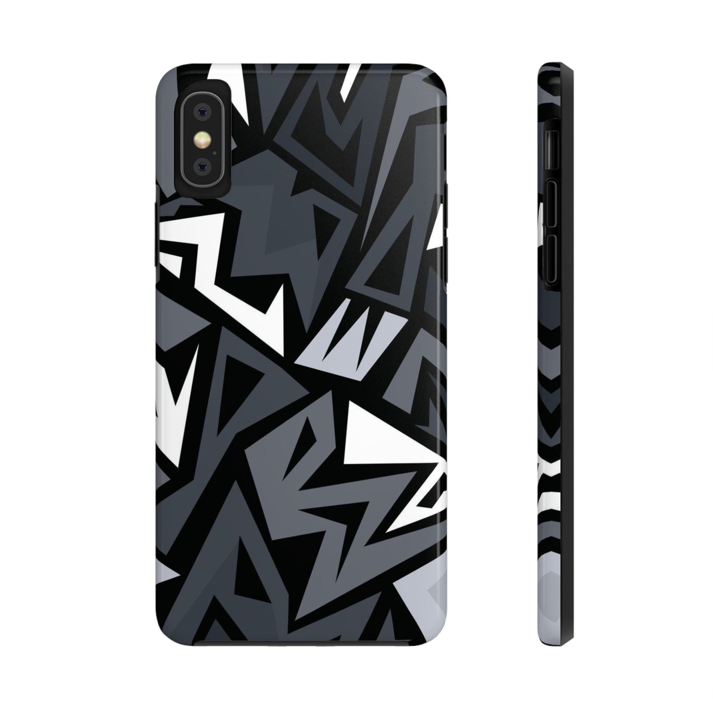 Abstract Black Pattern Phone Case