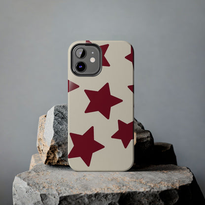 Stellar Red Pattern Phone Case