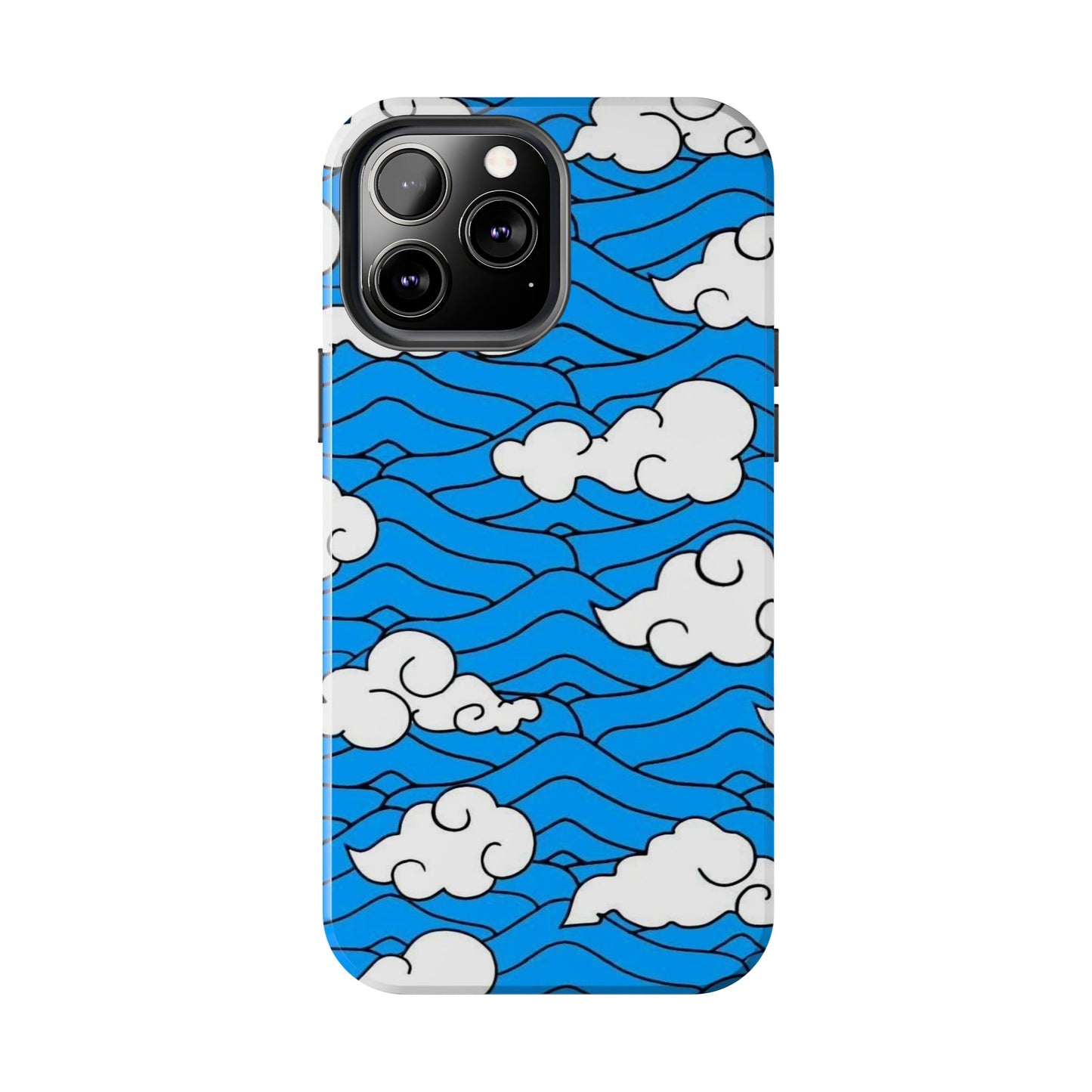 Cartoon Clouds Pattern Phone Case