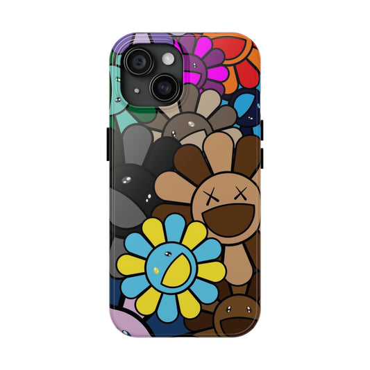 Rainbow Smiles Bloom Pattern Phone Case