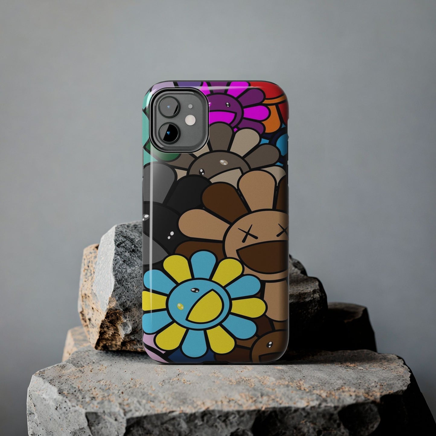 Rainbow Smiles Bloom Pattern Phone Case