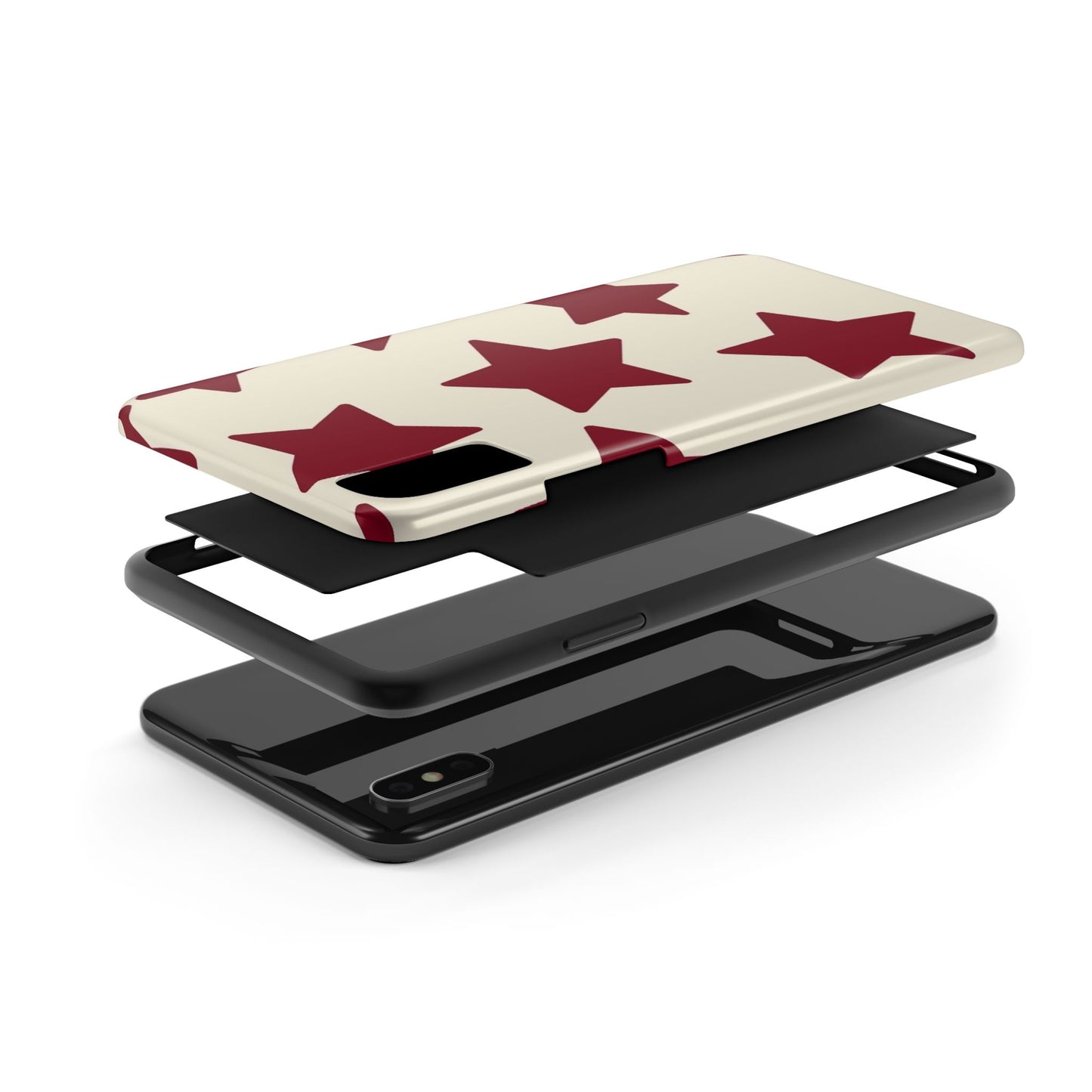 Stellar Red Pattern Phone Case