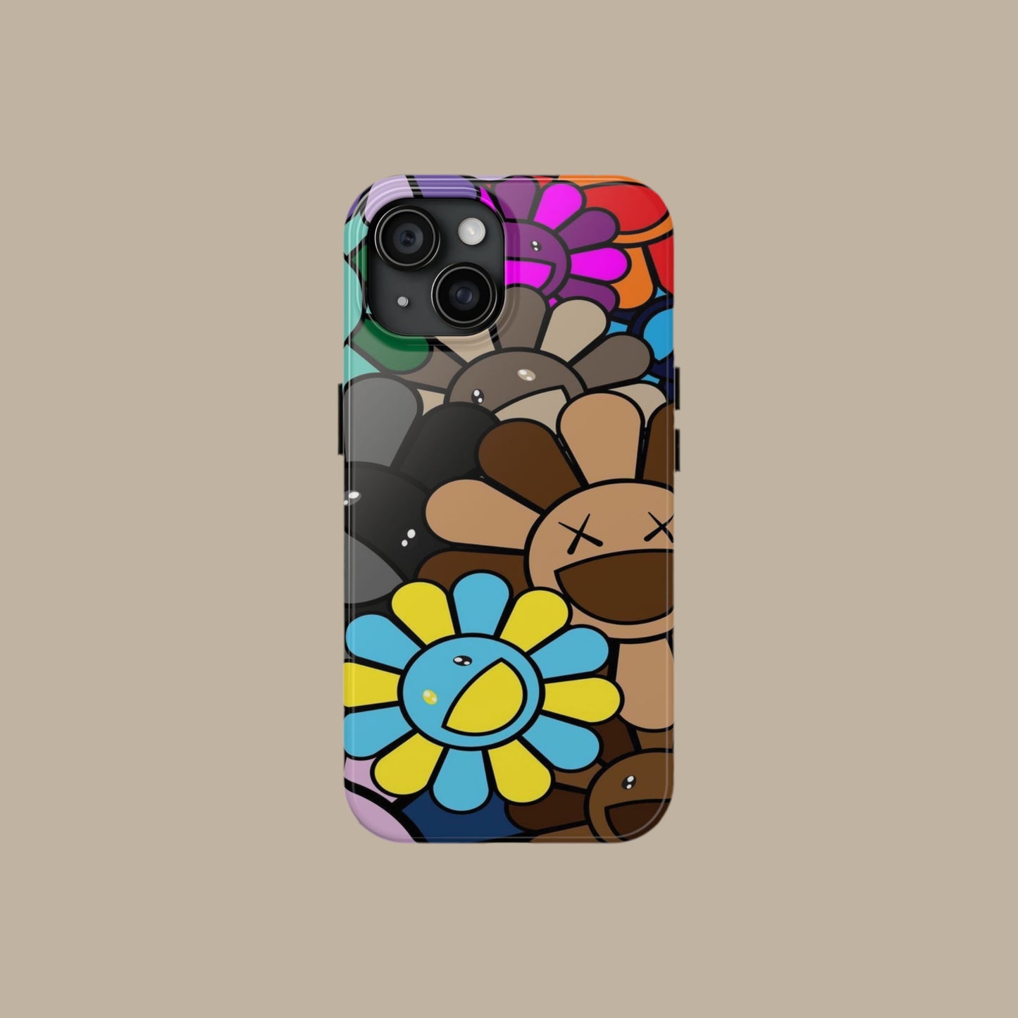 Rainbow Smiles Bloom Pattern Phone Case