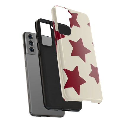 Stellar Red Pattern Phone Case