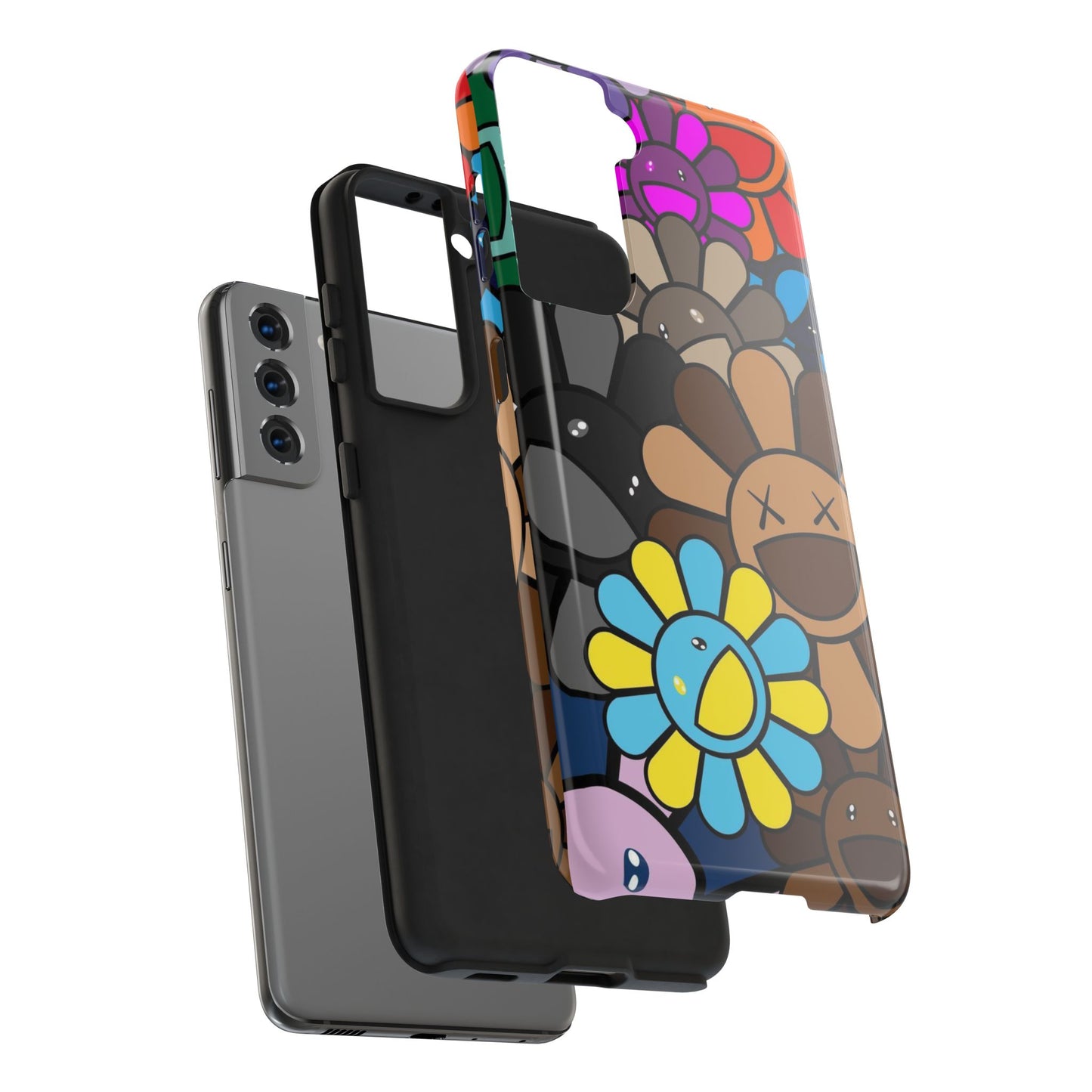 Rainbow Smiles Bloom Pattern Phone Case