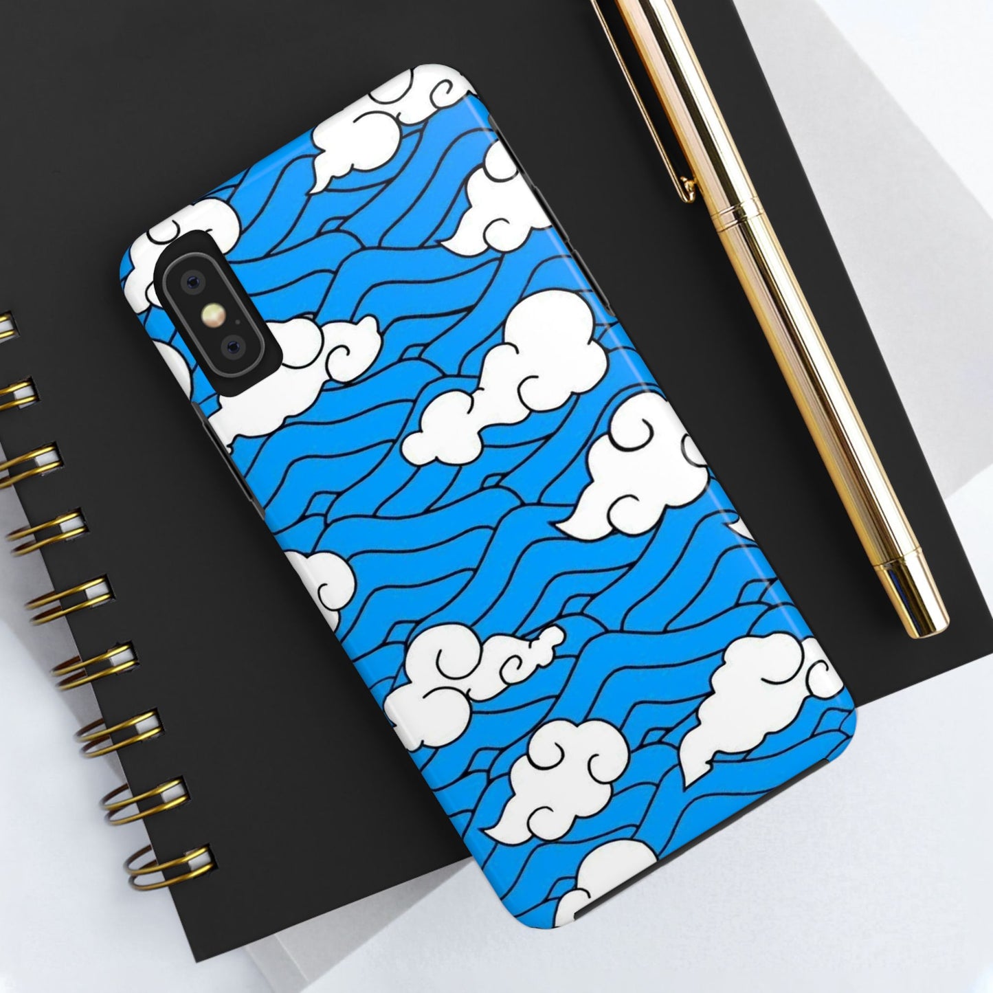 Cartoon Clouds Pattern Phone Case