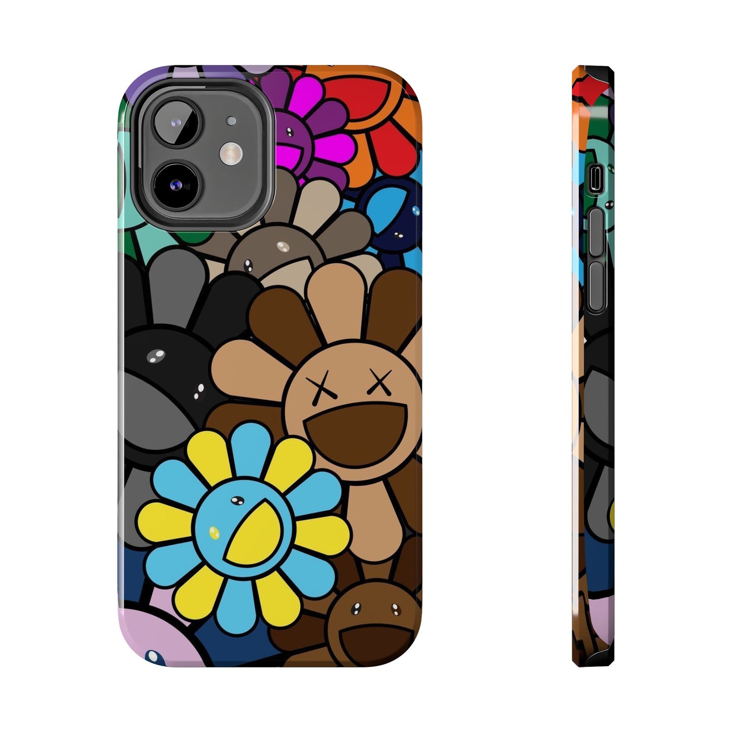 Rainbow Smiles Bloom Pattern Phone Case