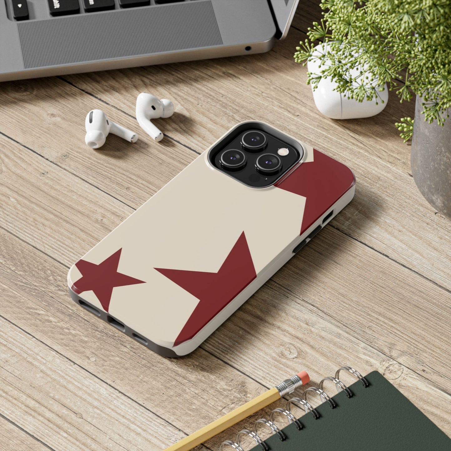 Stellar Red Pattern Phone Case