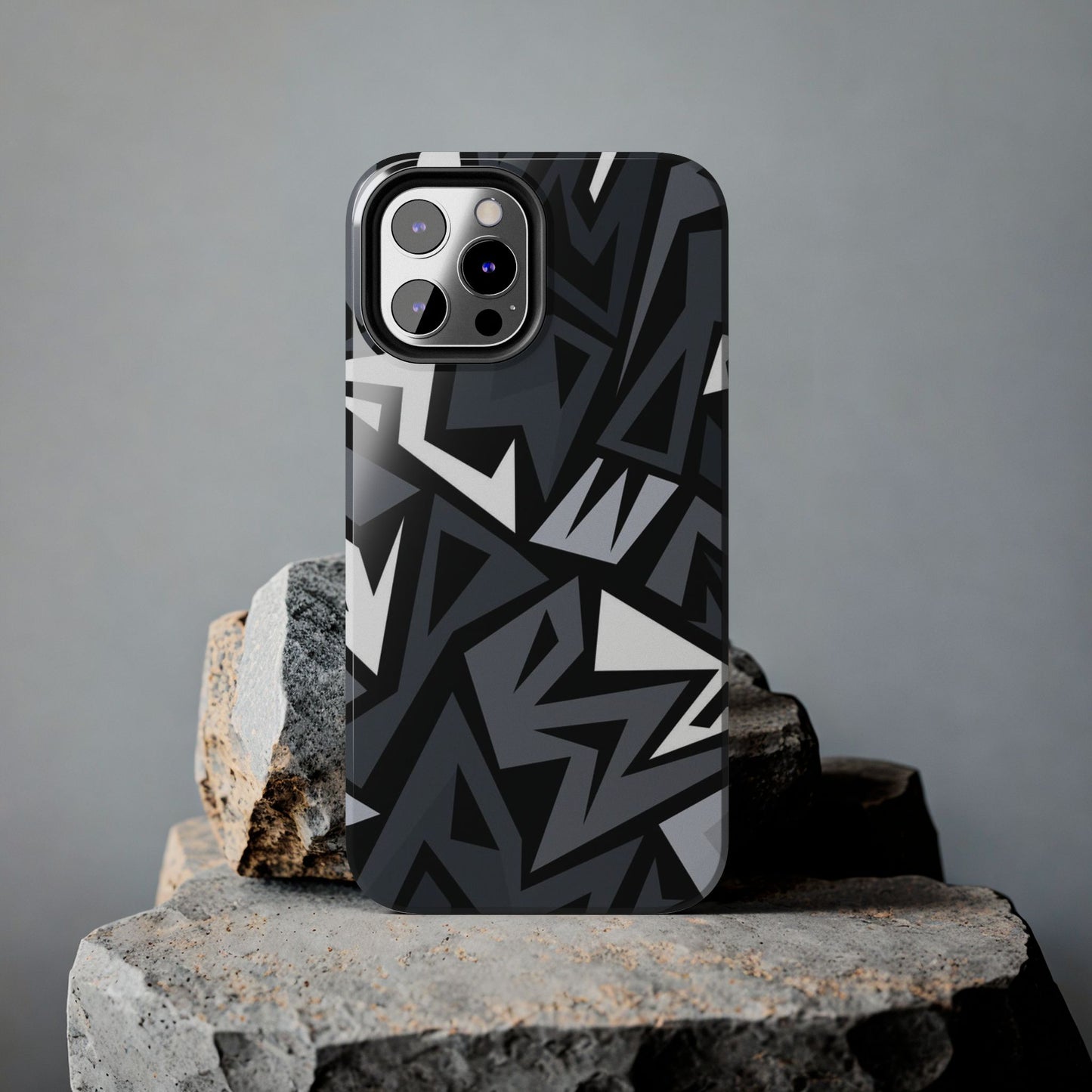 Abstract Black Pattern Phone Case