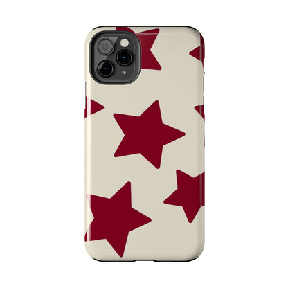 Stellar Red Pattern Phone Case