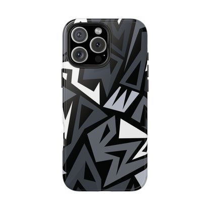 Abstract Black Pattern Phone Case