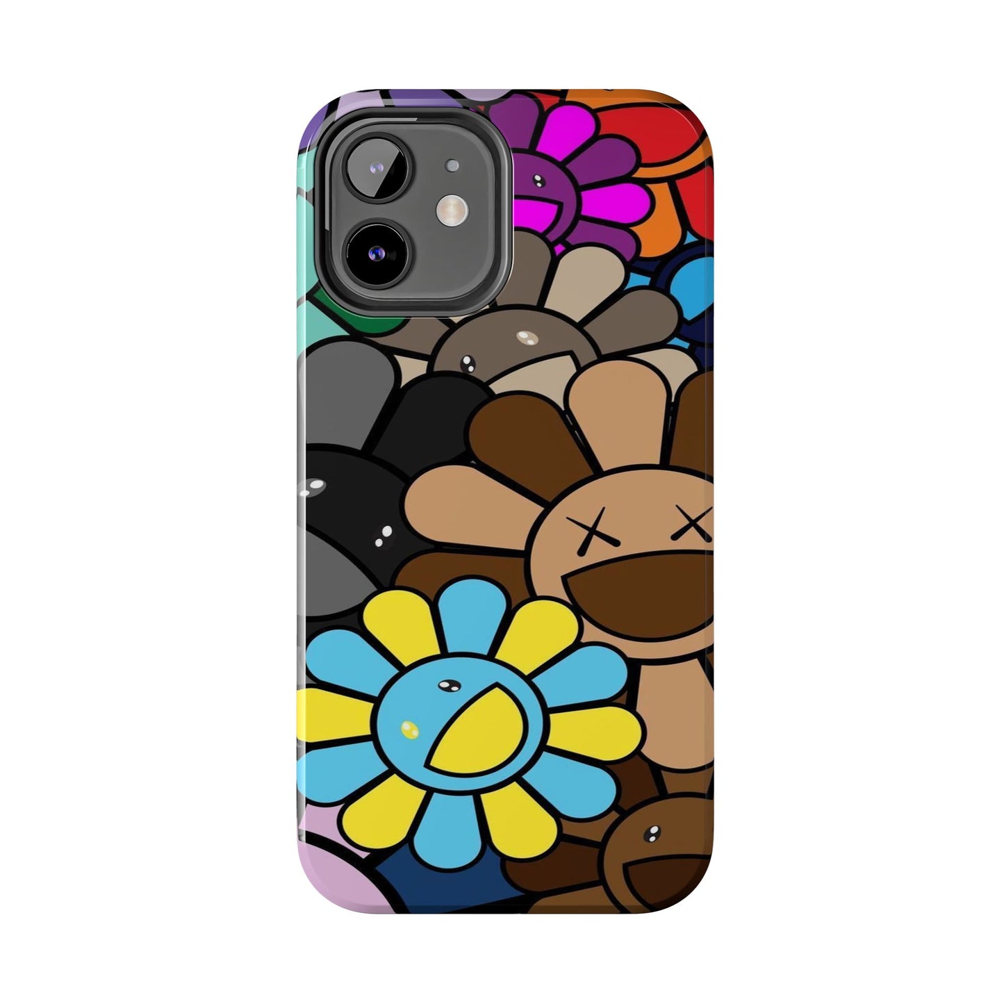 Rainbow Smiles Bloom Pattern Phone Case