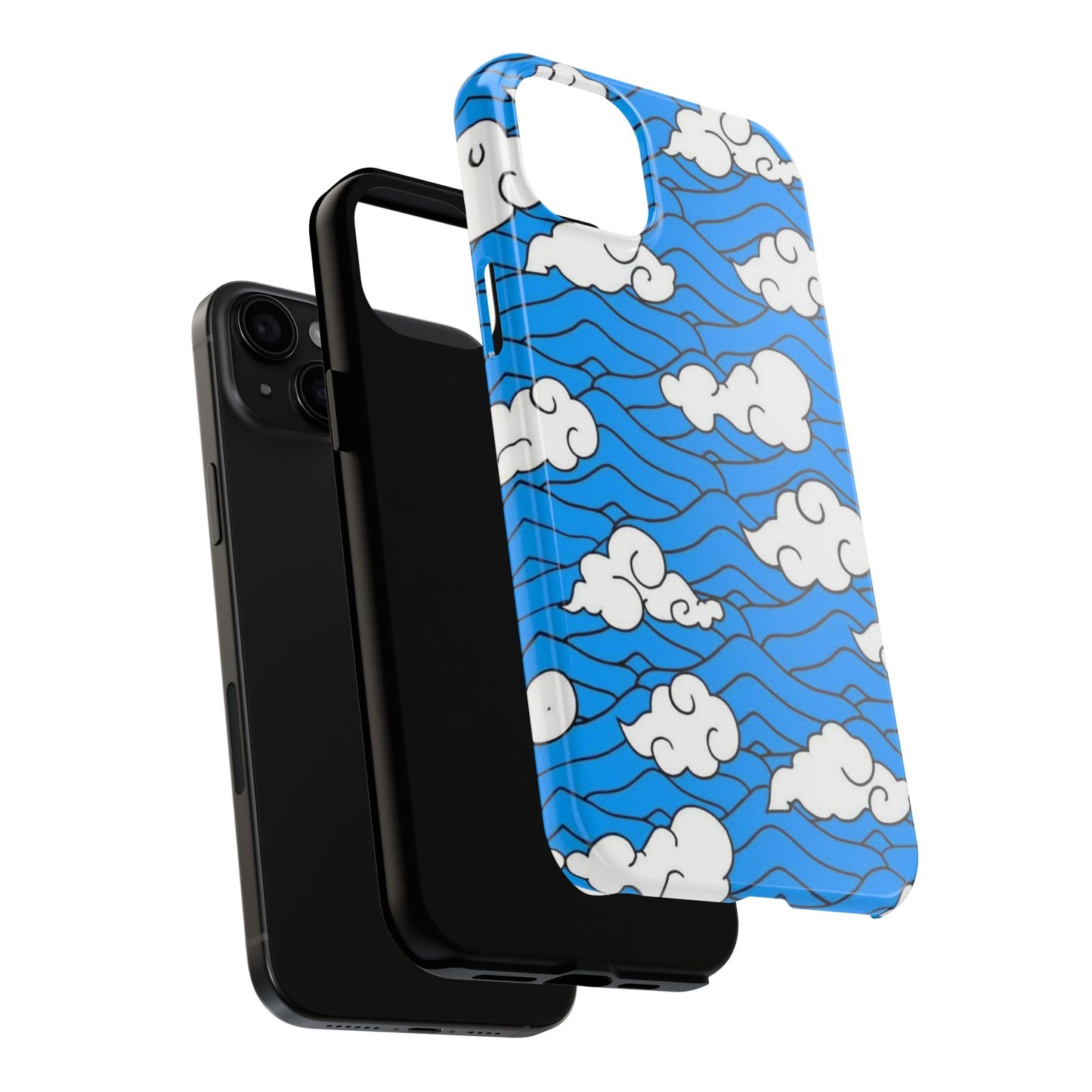 Cartoon Clouds Pattern Phone Case