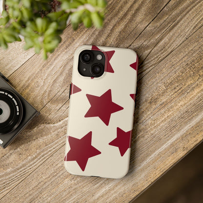 Stellar Red Pattern Phone Case