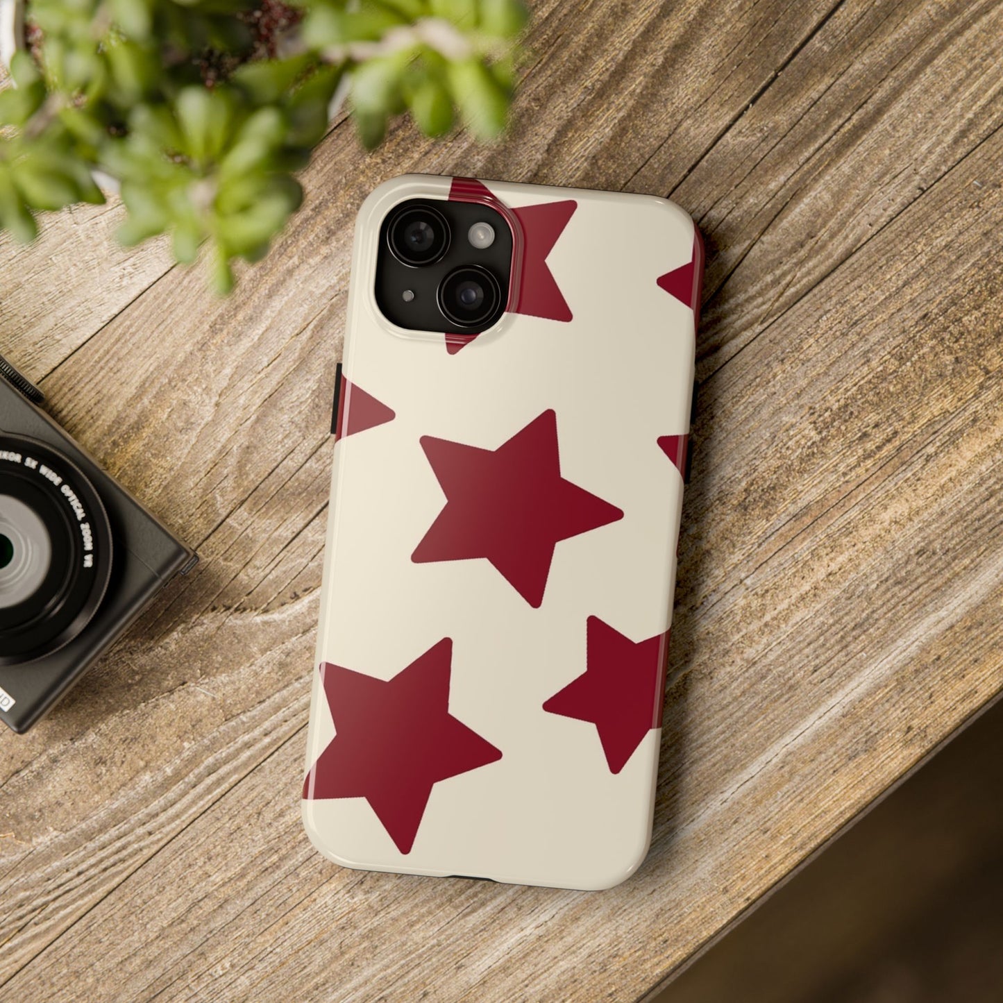 Stellar Red Pattern Phone Case