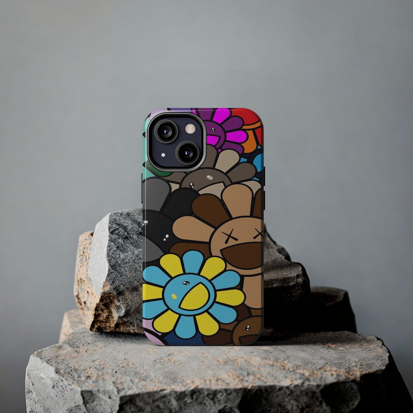 Rainbow Smiles Bloom Pattern Phone Case