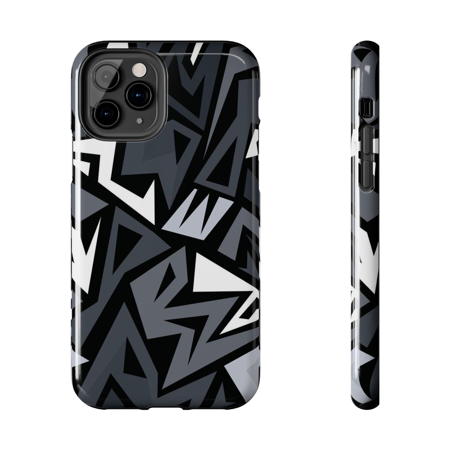 Abstract Black Pattern Phone Case