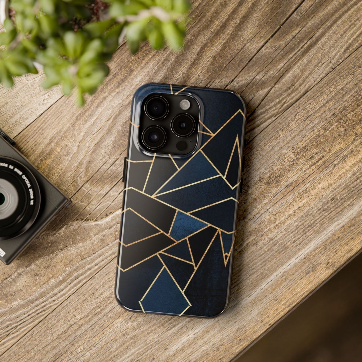 Midnight Geometrics Pattern Phone Case