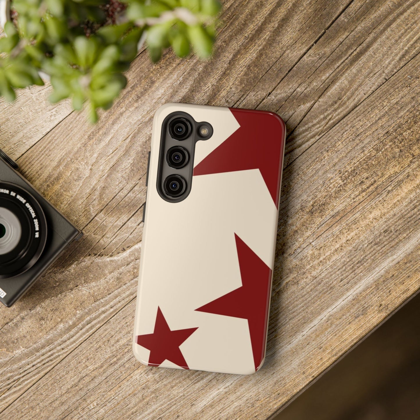 Stellar Red Pattern Phone Case