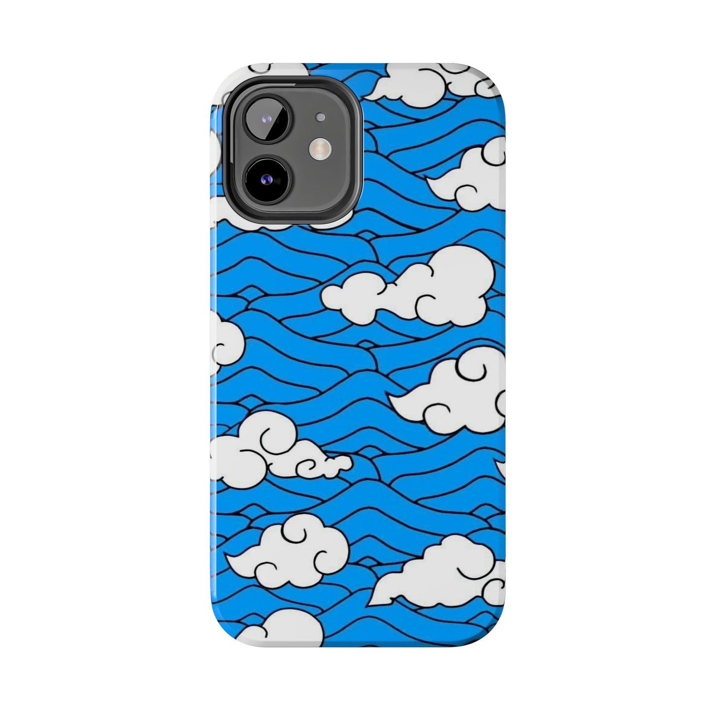 Cartoon Clouds Pattern Phone Case
