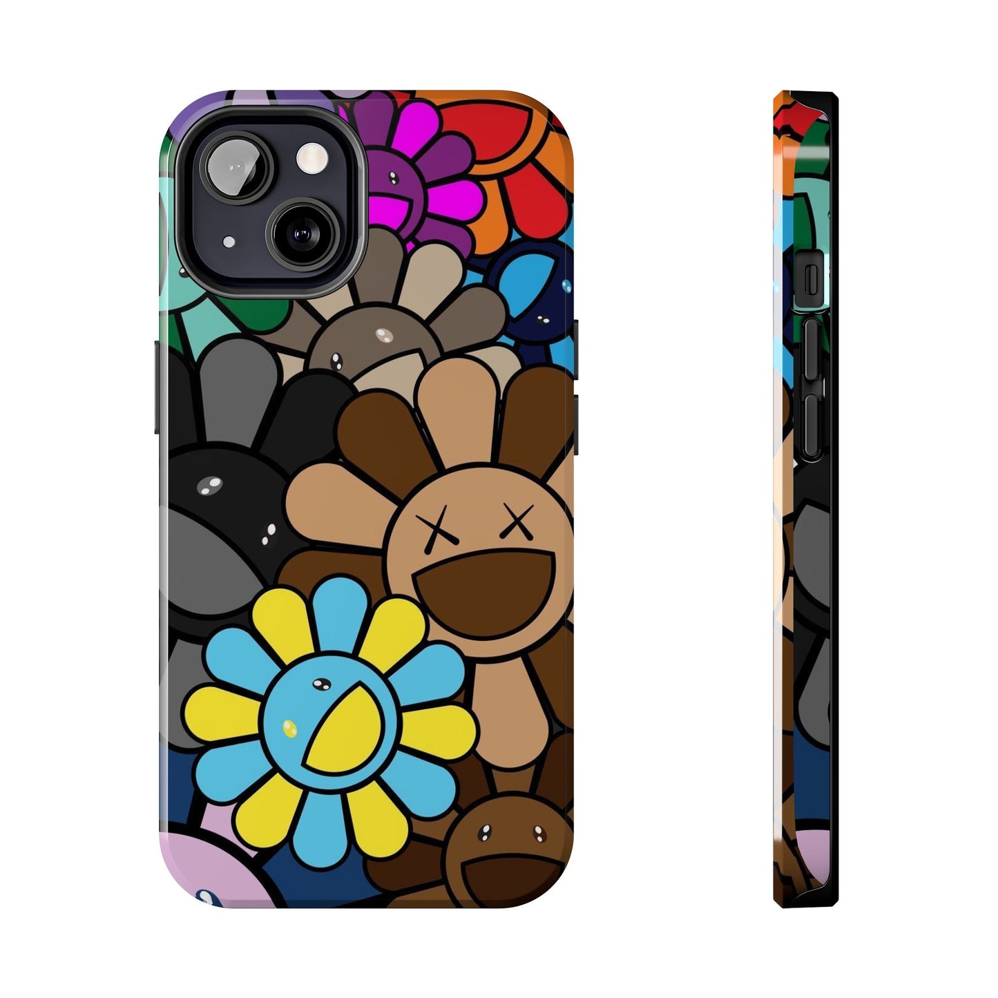 Rainbow Smiles Bloom Pattern Phone Case