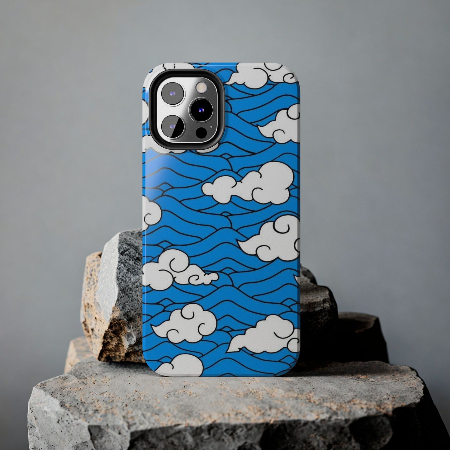 Cartoon Clouds Pattern Phone Case
