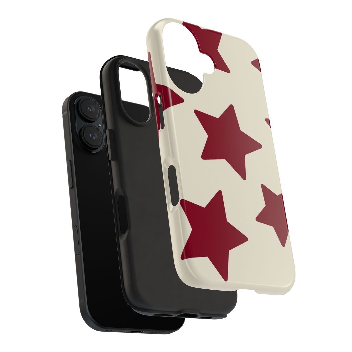 Stellar Red Pattern Phone Case