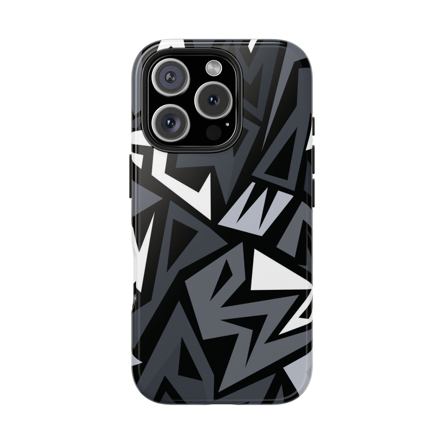 Abstract Black Pattern Phone Case