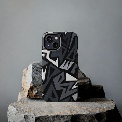 Abstract Black Pattern Phone Case