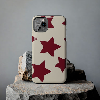 Stellar Red Pattern Phone Case