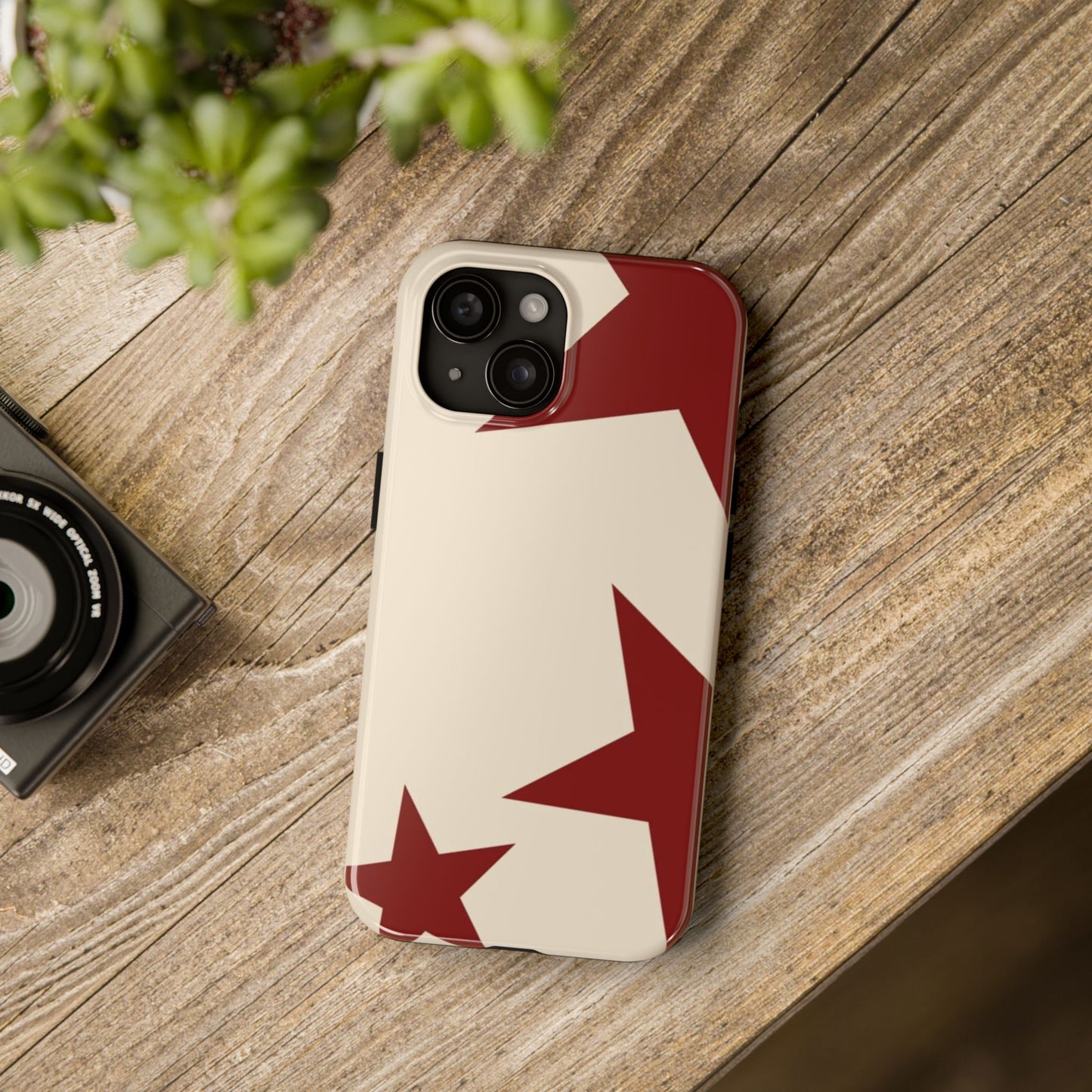 Stellar Red Pattern Phone Case