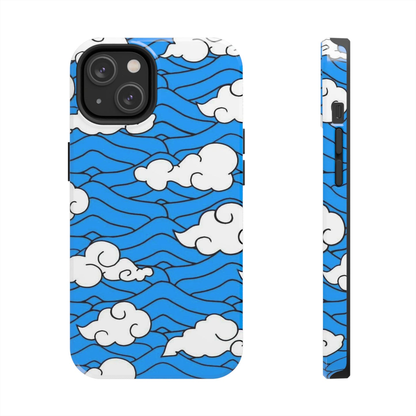 Cartoon Clouds Pattern Phone Case