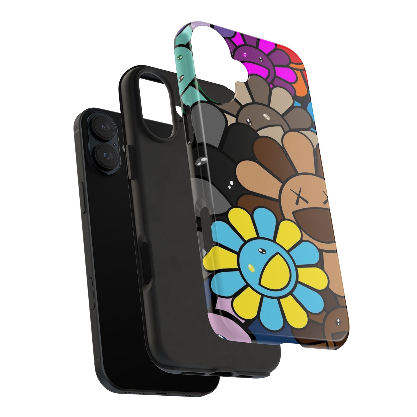 Rainbow Smiles Bloom Pattern Phone Case