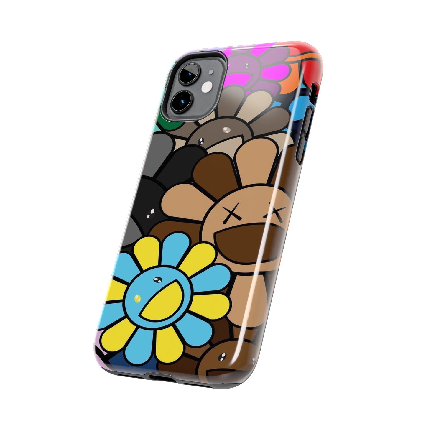 Rainbow Smiles Bloom Pattern Phone Case