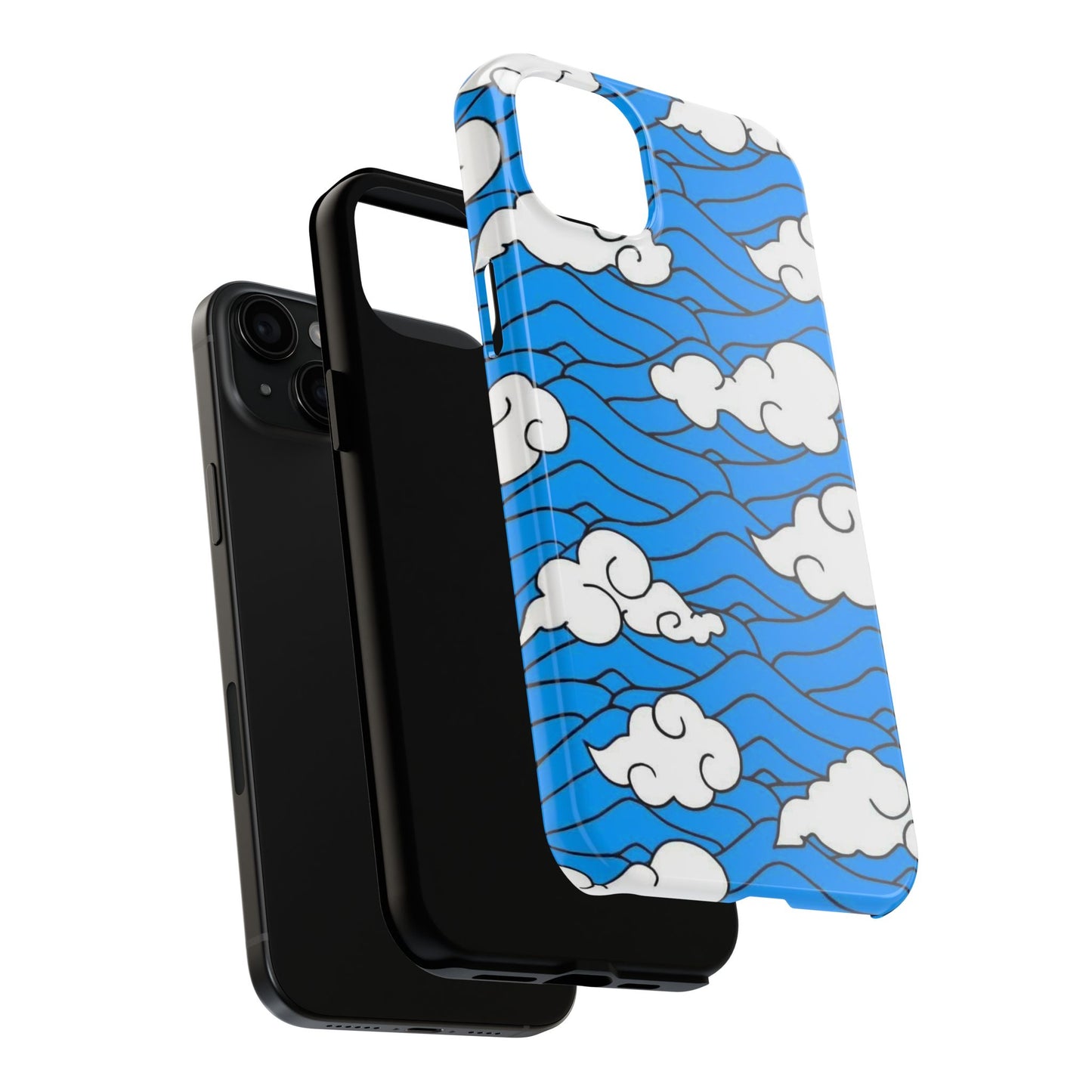 Cartoon Clouds Pattern Phone Case