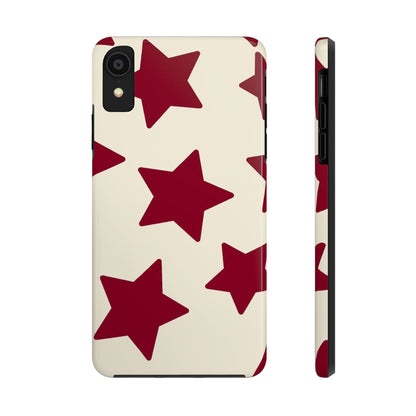 Stellar Red Pattern Phone Case