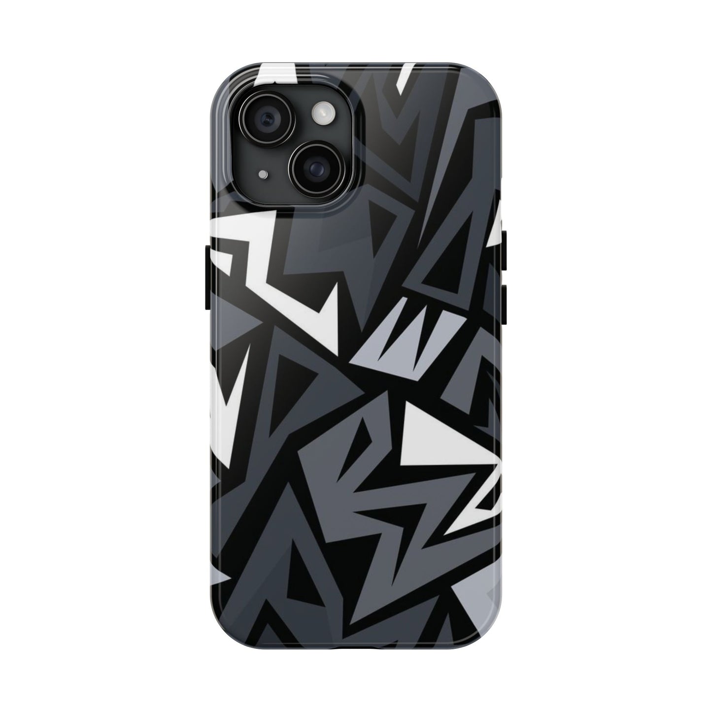 Abstract Black Pattern Phone Case