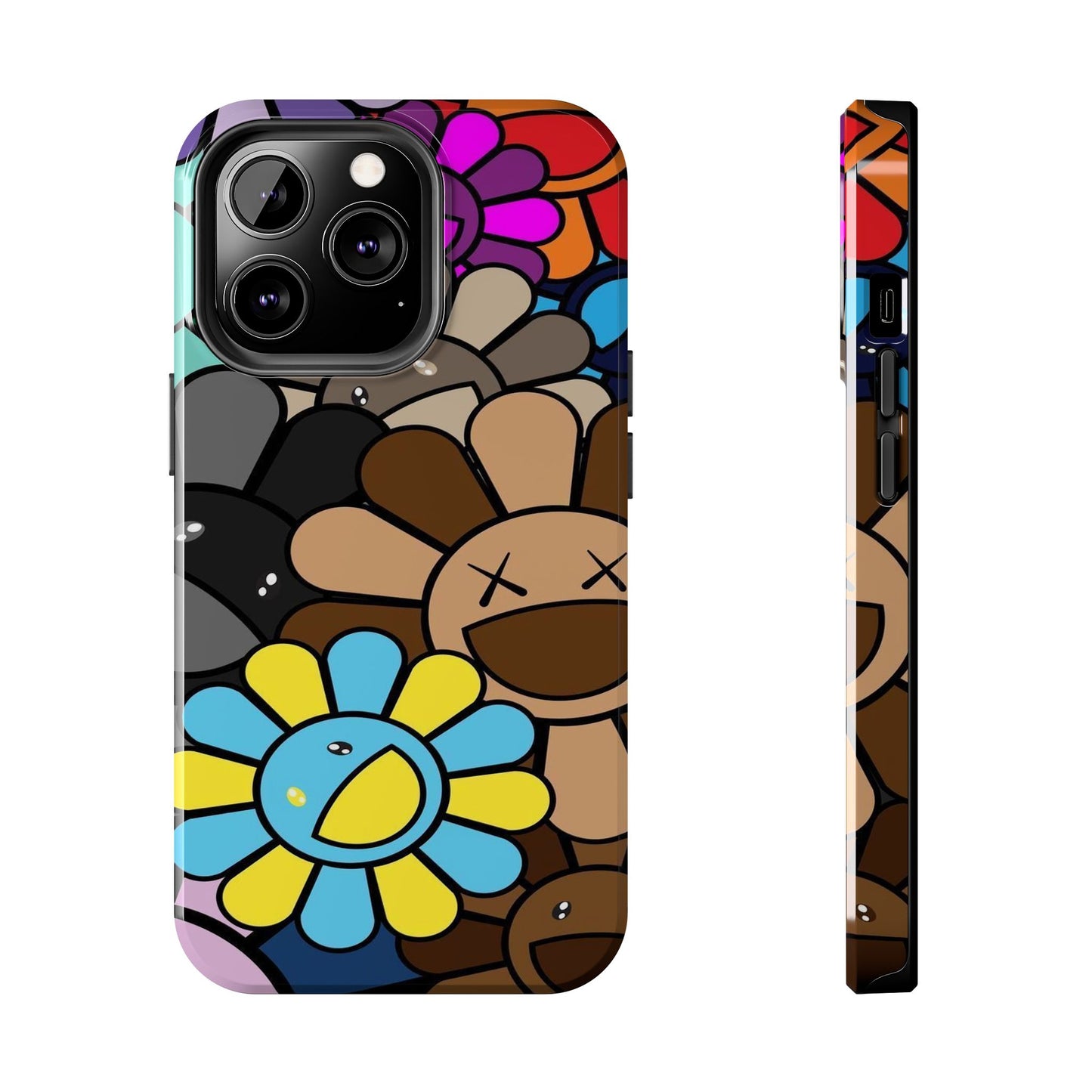 Rainbow Smiles Bloom Pattern Phone Case