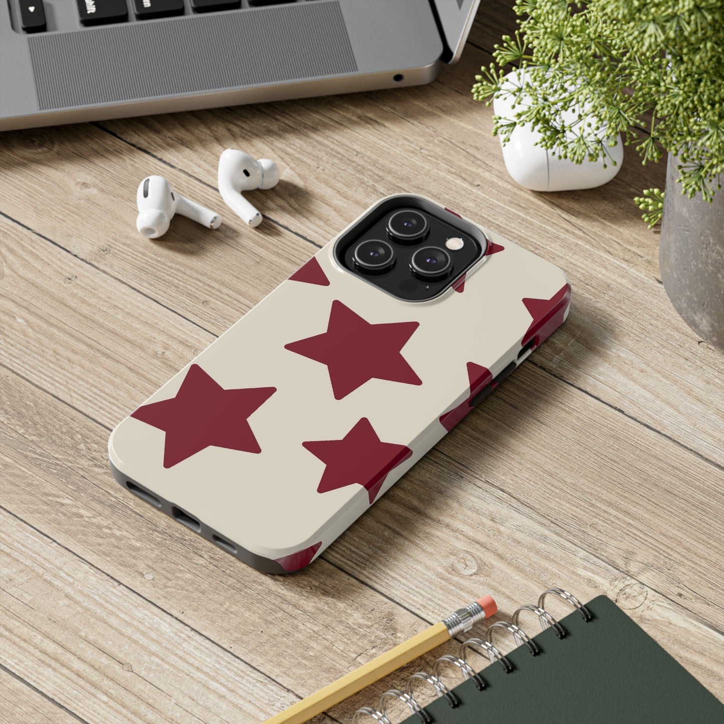Stellar Red Pattern Phone Case