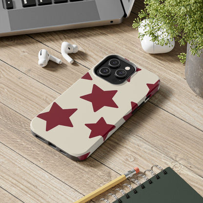 Stellar Red Pattern Phone Case