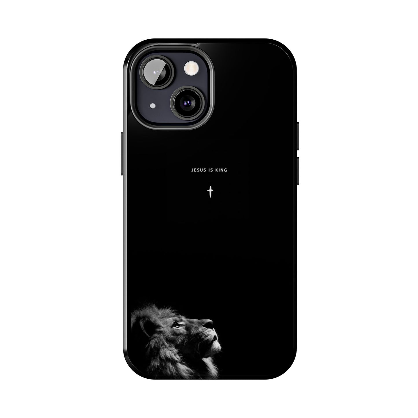 Jesus is King Lion Phone Case